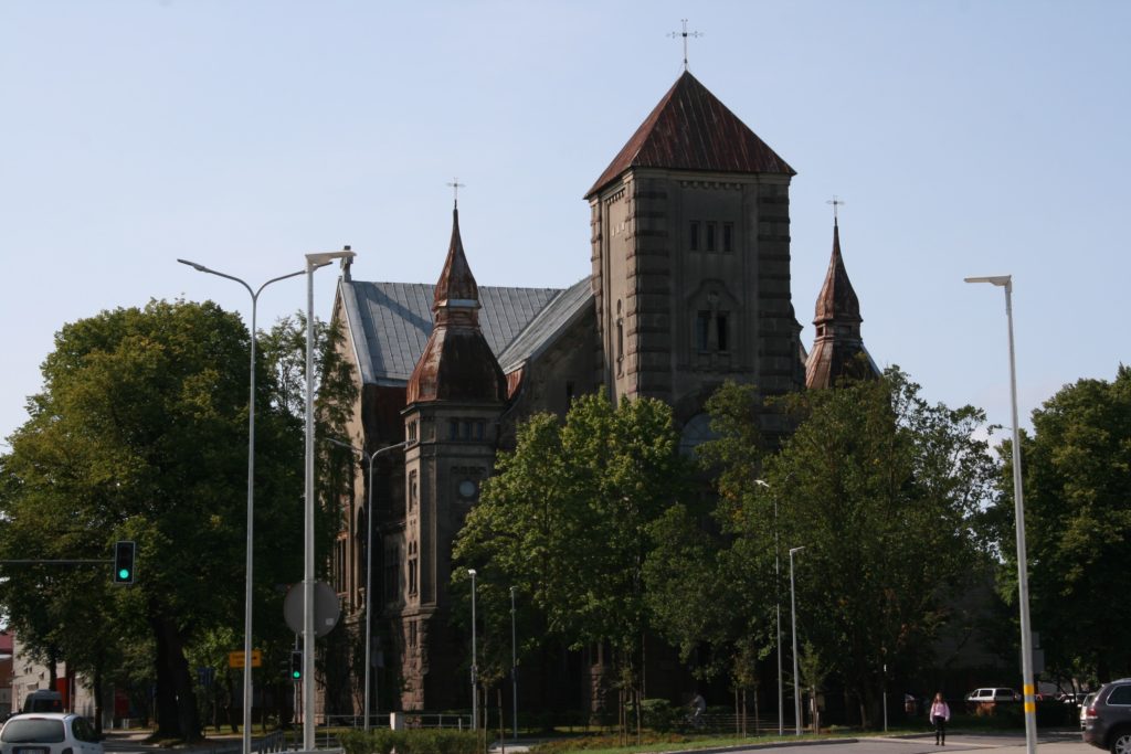 ReiseSpeisen I Lettland I Liepaja I Kirche Lutera Baznica außen